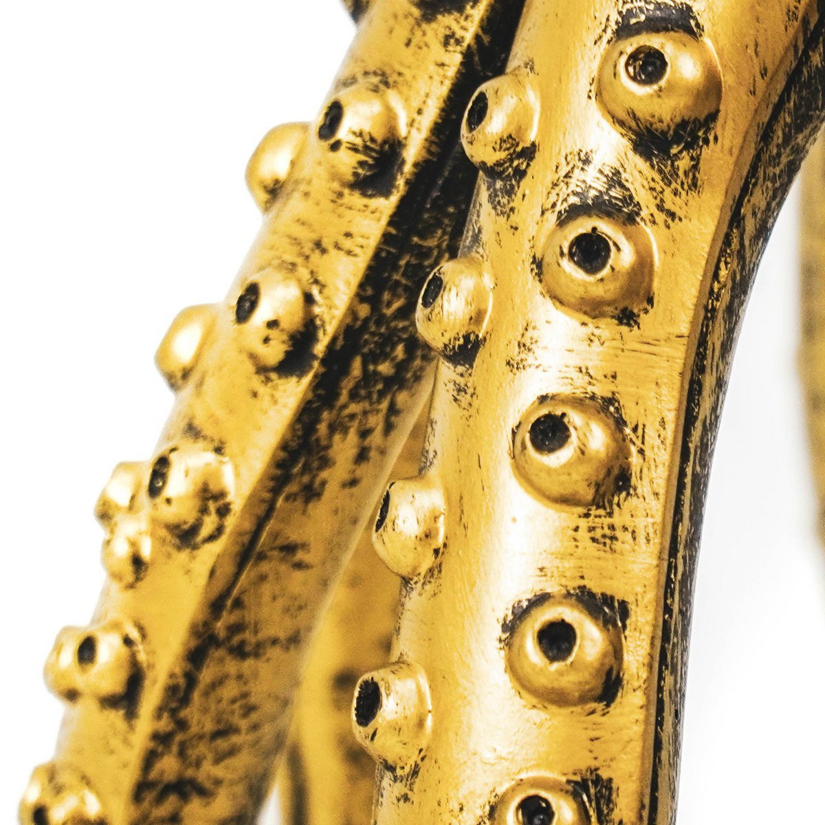Tischlampe - Oktopus - Polyresin - Gold - E27 - 25x25cm
