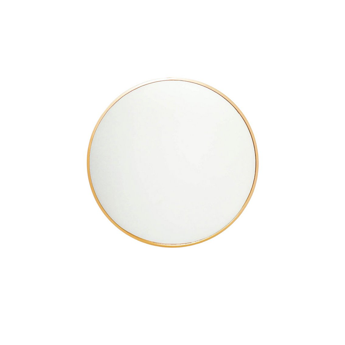 Spiegel - Rund - Metall - Gold - 80x2,5x80cm
