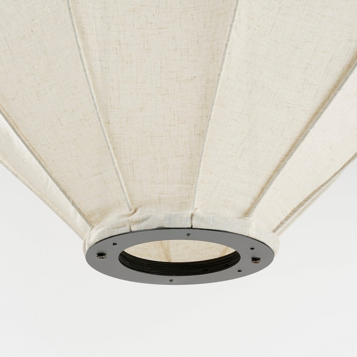 Pego Hängelampe - H94 x Ø70 cm - Leinen - Off White