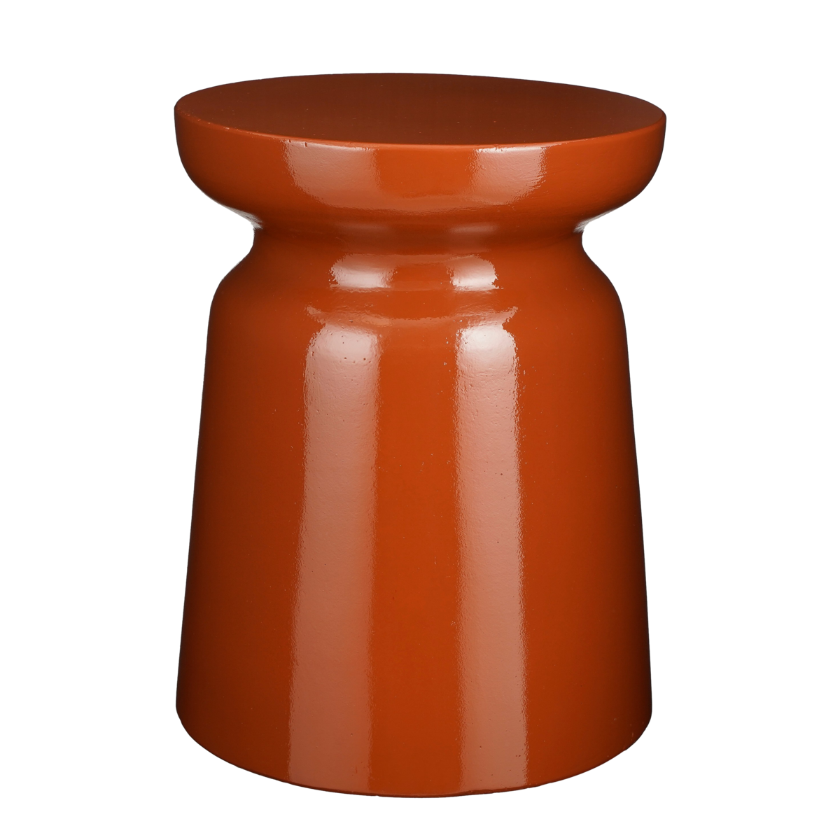 Stage Beistelltisch – H45 x Ø35 cm – Zement – Orange