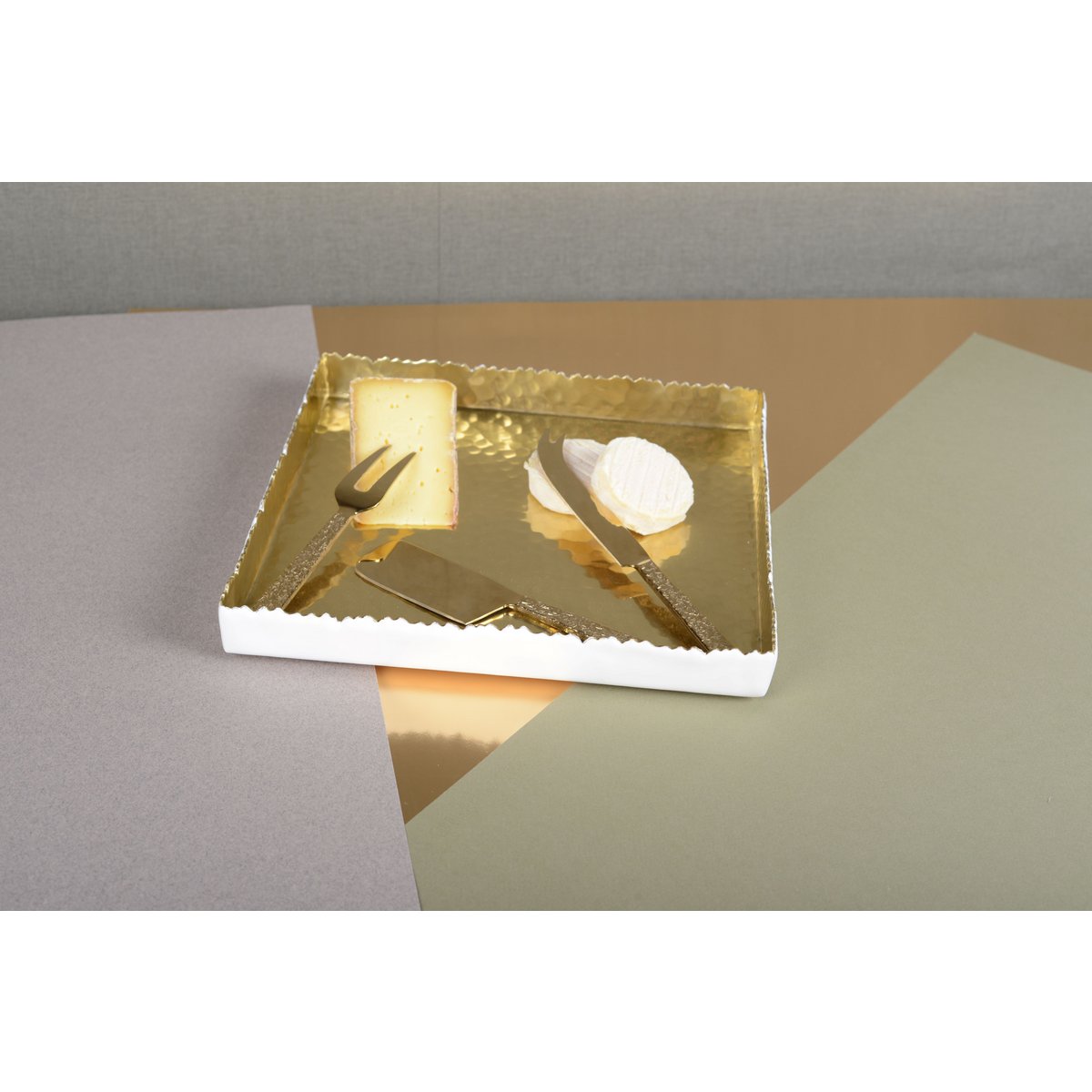GOLDENE KÄSEMESSER – 3ER-SET